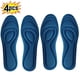 thumbnail image 1 of Plantillas ortopédicas de espuma viscoelástica para zapatos, desodorización antibacteriana, absorción de sudor, almohadillas para correr, 4 Uds., 1 of 4