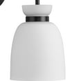 thumbnail image 4 of Lexie Collection Four-Light Matte Black Contemporary Vanity Light, 4 of 12