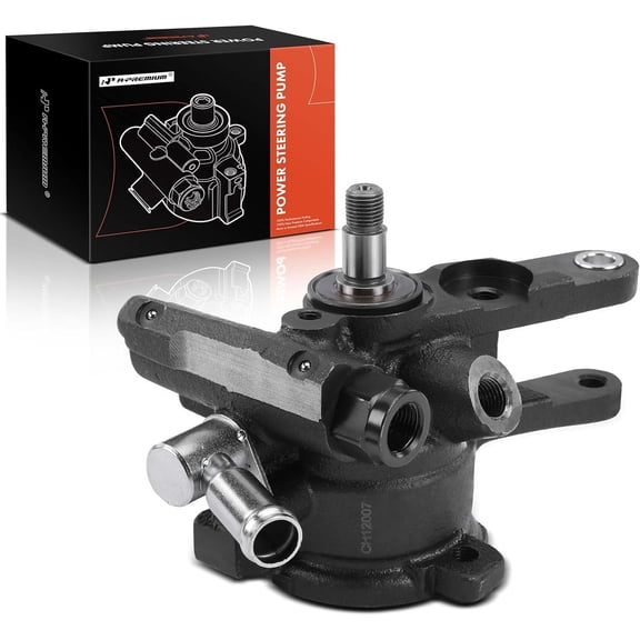 A-Premium Power Steering Pump Compatible with Toyota Corolla 1992 1993 1994 1995 1996 1997 1998 1999 2000, 1.6L 1.8L, Replace # 44320-12212
