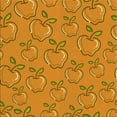 thumbnail image 1 of Ahgly Company Indoor Square Patterned Dark Orange Area Rugs, 6' Square, 1 of 6