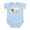 Sky Blue, variant on CafePress - Basset Hound Infant Bodysuit - Baby Light Bodysuit, Size Newborn - 24 Months