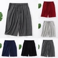 thumbnail image 3 of Mens Pajamas Sleepwear Homewear Shorts Sport Gym Yoga Drawstring Short Pants, 3 of 11