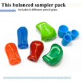 thumbnail image 6 of The Pencil Grip Premium Pencil Grips Assortment Pack, Universal Ergonomic Writing Aid For Righties And Lefties, Colorful Pencil Grippers, Includes 6 Different Grips, Assorted Colors, 6 Count, 6 of 7