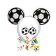 thumbnail image 2 of Hogar y jardín, pegatinas, juego de accesorios para aficionados al fútbol, diadema con orejas de ratón, pendientes de balón de fútbol, tatuajes temporales, atuendo para el día del partido para mujere, 2 of 6