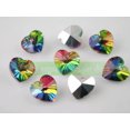 thumbnail image 6 of U8MO 10pcs 14mm Czech Crystal Glass Faceted Heart Loose Crafts Beads Pendants lot-11# Peacock Blue-10pcs, 6 of 7