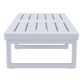 thumbnail image 3 of Compamia Mykonos Rectangle Lounge Table Silver, 3 of 5