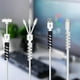 thumbnail image 5 of Protector de cable Flexible de silicona YONGSHENG en espiral 24 Uds negro gris, 5 of 5