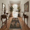 thumbnail image 4 of KUETH 8x10 Tiger Area Rugs for Living Room, Non Slip Machine Washable Vintage Boho Rug, Low Pile Print Rug for Bedroom Dining Room Home Office, 4 of 5