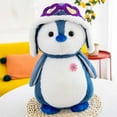 thumbnail image 1 of Juguete de peluche superbonito, sombrero de simulación, muñeco de pingüino, cama, almohada, regalo de cumpleaños, juguete de peluche Wmkox8yii shdjk4935, 1 of 1