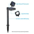 thumbnail image 6 of 6 Pack 2CCT Solar Path Lights, Dimmable, Auto Dusk to Dawn Landscape Pathway Lights for Sidewalk, Driveway, Garden, 2700K Soft White /4000K Cool White, IP65, 120lm, Black, 6 of 7