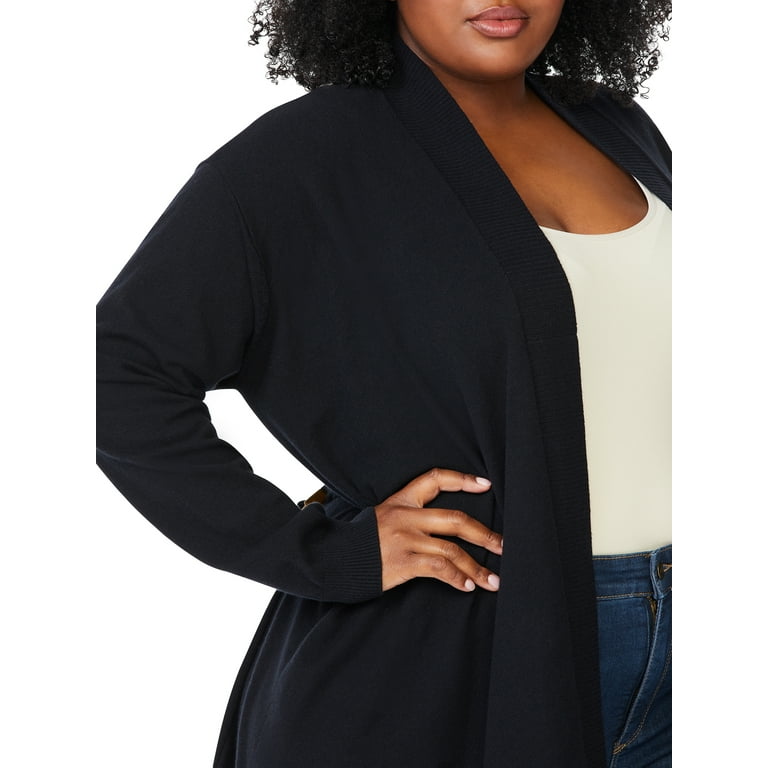 Sofia Jeans by Sofia Vergara Women s Plus Size Waterfall Cardigan