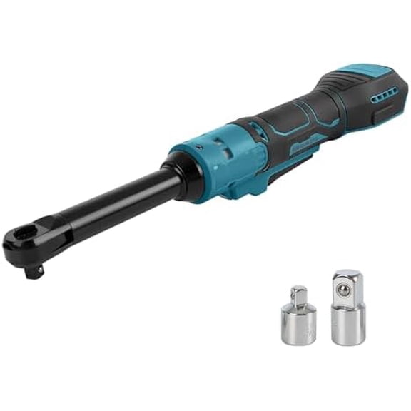 2026 Upgraded Brushless 3/8" Cordless Ratchet Wrench Compatible with Ma-kita 18V Batteries (No Battery), 60 ft-lbs Max Torque, Variable Speed, LED Light for Auto, Home & Workshop