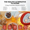 thumbnail image 3 of Big Boss Air Fryer, Large 16 Quart Oil-Less AirFryer with Built in Timer, Air Fryers, Dishwasher Safe, Friteuse a Air Chaud, Includes 50+ Recipe Book - Red Open Box, 3 of 8