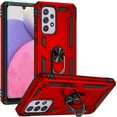 thumbnail image 1 of for Samsung Galaxy A33 5G Case with Screen Protector,Ring Kickstand Military Grade Protective Shockproof Armor Dual Layer Protection Defender Back Cover Phone Case for Galaxy A33 5G, 1 of 5