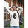 thumbnail image 2 of Crescent Moon And Star! Sweatshirt Women -Image by Shutterstock, Female Large, 2 of 4