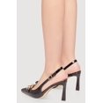 thumbnail image 3 of Women's Pointed Toe Slingback Pumps with Chain Detail, 3 of 3