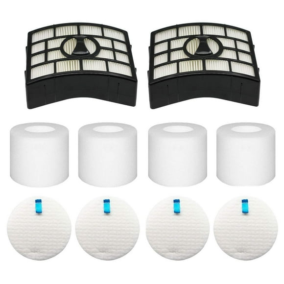 Colorfullife NV752, AZ1002 Filters for Shark Rotator Powered Lift-Away Vacuum AZ1002, NV650, NV650W, NV651, NV652, NV750, NV750W, NV751, NV752, AX950, 4 Foam 2 HEPA Filters, Replaces XFF65