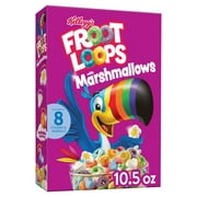 Kellogg's Froot Loops Original with Marshmallows Cold Breakfast Cereal, 10.5 oz Box