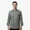 Gray, variant on Men’s 3/4 Sleeve Yellow Chef Coat with Black Piping, Double-Breasted Kitchen Uniform Jacket, Size [XS–6XL]