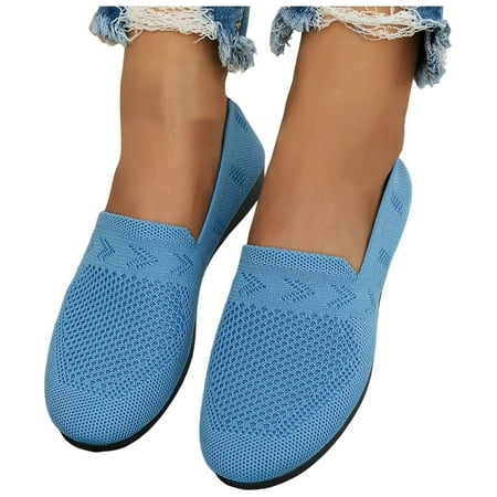 

Women s Wide Width Flats Shoes - Casual Comfortable Round Toe Plus Size Ballet Shoes