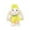 Yellow, variant on Cute Bunny Doll Plush Toy Lop Ear Bunny Doll Machine Ragdoll Girl Gift