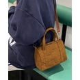 thumbnail image 3 of Kukuzhu Small Corduroy Tote Handbags Women Fashion Satchel Casual Zipper Crossbody Bag Hobo Bag Messenger Bag 2023, 3 of 8