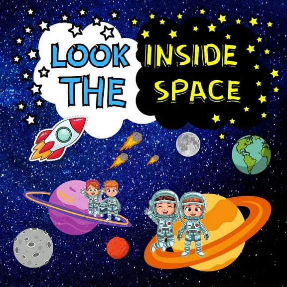 Look Inside The Space: See Inside The Space Uk English Planets Solar System Astronomy Book For Kids Present Gift, (Paperback)