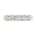 thumbnail image 3 of 1 1/2 Carat 5-Stone Diamond Wedding Band Ring in 14K Yellow Gold (Ring Size 6.5), 3 of 6