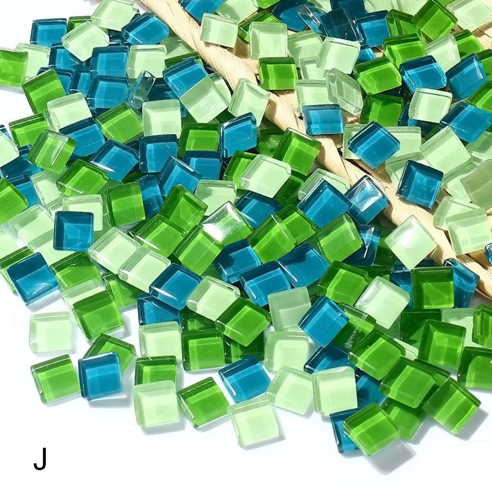 SamFansar Mosaic Glass Tiles Craft Mosaic Tiles 300pcs Mosaic Glass Tiles Craft Mosaic Tiles for