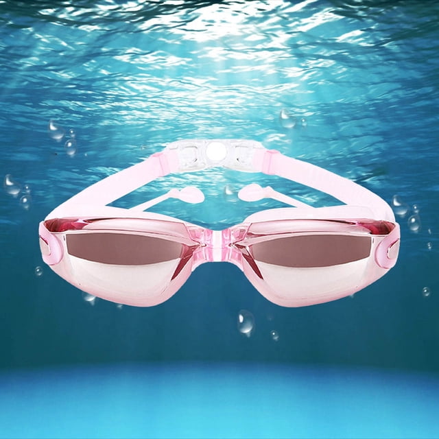 WIFKLSIIPG Swim Goggles Unisex Child Swimming Goggles Fog and No Leaking Black Goggles