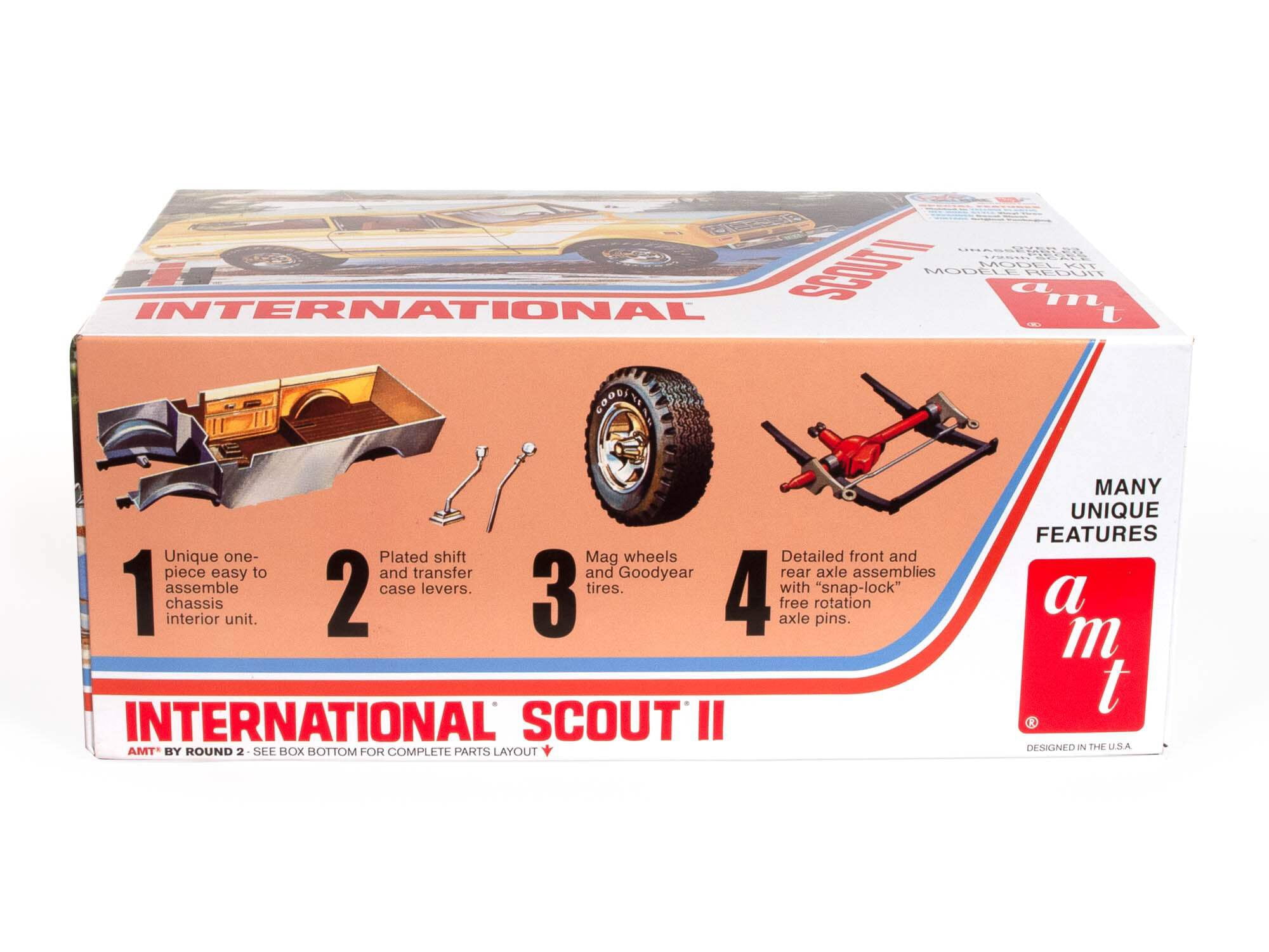 Skill 2 Model Kit IH International Harvester Scout II 1/25 Scale Model by AMT