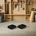 thumbnail image 1 of SKISUNO 4PCS Fixed Caster Wheels Black Rubber Desk Caster Cups For Mobility Enhancement Hospital, 1 of 8