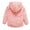 Pink, variant on Qingpeng Toddler Girls Fleece Lined Warm Jacket Kids Casual Hooded Zipper Long Sleeve Thick Warm Outerwear