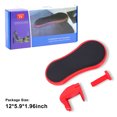 thumbnail image 3 of Injueey Almohadilla para reposabrazos, portátil, reutilizable, acoplable, PC, Protector de hombro montado en escritorio, accesorios para Juegos de teclado y mouse para computadora rojo Tela, 3 of 6