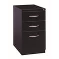 thumbnail image 1 of Scranton & Co 23-Inch Mobile 3-Drawer Pedestal File Cabinet in Black Steel, 1 of 8