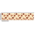 thumbnail image 3 of Ambesonne Falling Leaves Fabric by the Yard Upholstery, Romantic Leafy Art, 10 Yards, Cream Pale Maroon, 3 of 5