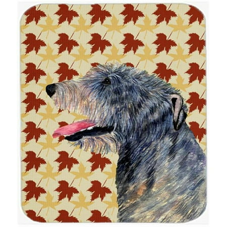 Irish Wolfhound Fall Leaves Portrait Mouse Pad  Hot Pad Or Trivet price history on PriceWatchPro