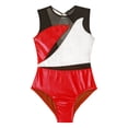 thumbnail image 3 of YiZYiF Kids Girls Gymnastics Outfit Sleeveless Dance Sports Leotard Athletic Biketard,Sizes 6-16, 3 of 6