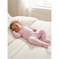 thumbnail image 6 of BemeyourBBs Newborn Baby Girl Boy Spring Fall Winter Clothes Outfit Footed Romper 0 3 6 Months Casual Long Sleeve Lapel Collar Stripes Print Zip Up Footie Jumpsuit One Piece Outfits, 6 of 9