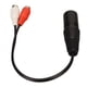 thumbnail image 1 of Cable de Divisor y femenino y de macho a 2, cable de sonido de conector chapado en Oro de 24k fácil de usar cable de sonido de 3 pinos de 3 pinos para altavoces activos para para, 1 of 7