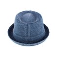 thumbnail image 3 of Epoch Hats Company  Washed Denim Cotton Fedora Hat (Men), 3 of 4