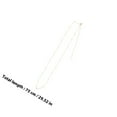 thumbnail image 5 of DEEPCRAFF 4Pcs Golden Dress Chain Metal Waist Accessory Chic Style for Special Occasions, 5 of 5