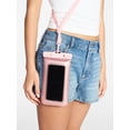 thumbnail image 4 of No Boundaries Women's Beach Water Resistant Phone Pouch, Pink Lemonade Glitter, 4 of 4