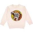 thumbnail image 2 of Inktastic Roaring Tiger Design Toddler Sweatshirt, 2 of 4