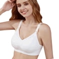 thumbnail image 2 of Mujeres Lactancia Bra Pad Cierre Frontal Embarazo Enfermería Ropa Ropa Interior Likrtyny Mujer, 2 of 8