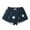 Navy, variant on LOVZFMLL Women's Active Tapered Workout Yoga Track Pockets Joggers Short Pants White XL