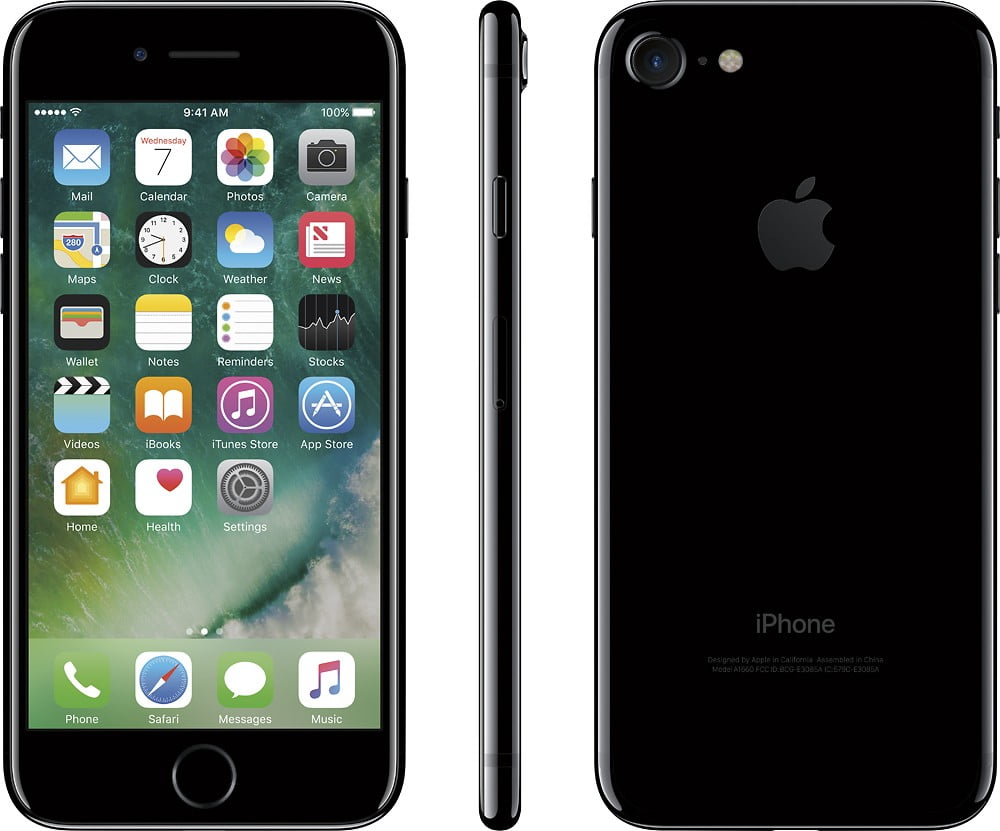 Used Apple iPhone 7 32GB, Jet Black - Unlocked GSM (Used)