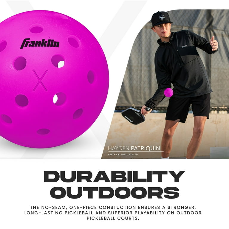 Franklin Sports X-40 Outdoor Pickleballs - USA Pickleball (USAPA