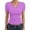 j36-Purple, variant on LIIPEE Women T Shirts Summer Casual Solid Color Short Sleeve V Neck Fashion T Shirt Ladies Versatile Slim Fit Comfortable Breathable Soft Daily Basic Tee Tops,S