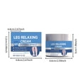 thumbnail image 3 of Crema calmante para piernas. Calma y masajea las piernas. Crema de masaje para el cuidado diario de músculos y articulaciones. Adecuada para quienes trabajan en la oficina. 50 g de crema de masaje., 3 of 9